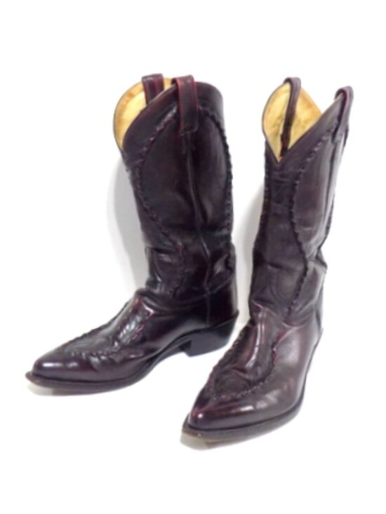 Dan Post Men’s Bucklace Embroidered Leather Boots in Cognac – Size 9 D - Picture 10 of 12